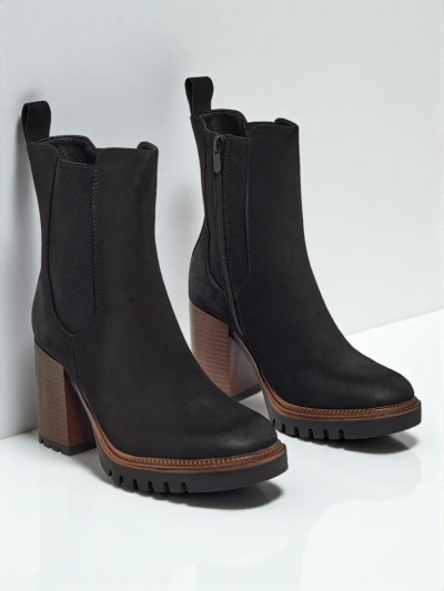 Women's Soreya Faux Suede Block Heel Ankle Boots