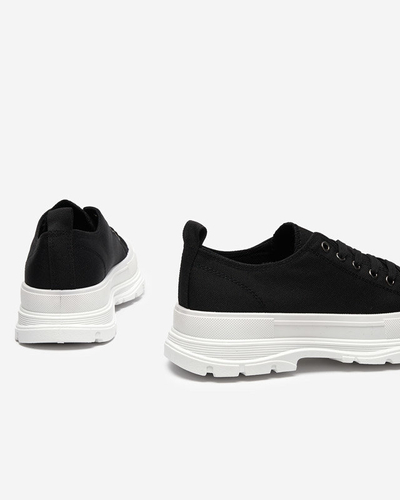 OUTLET Black women's sports sneakers Duami- Footwear