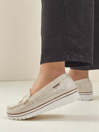 Royalfashion Women's perforated moccasins Elissas