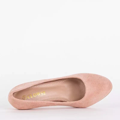 OUTLET Classic powder pumps on a Hikka heel - Footwear