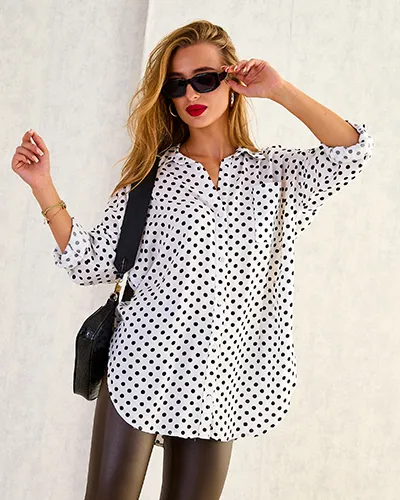 Женская рубашка с принтом Royalfashion