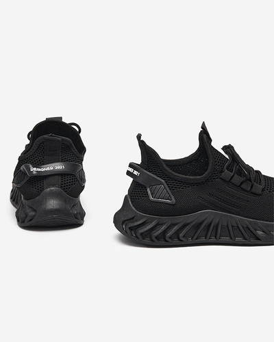 Royalfashion Women's fabric sports shoes in black Ltoti