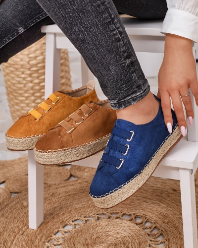 Mustard women's sports sneakers Alener - Footwear