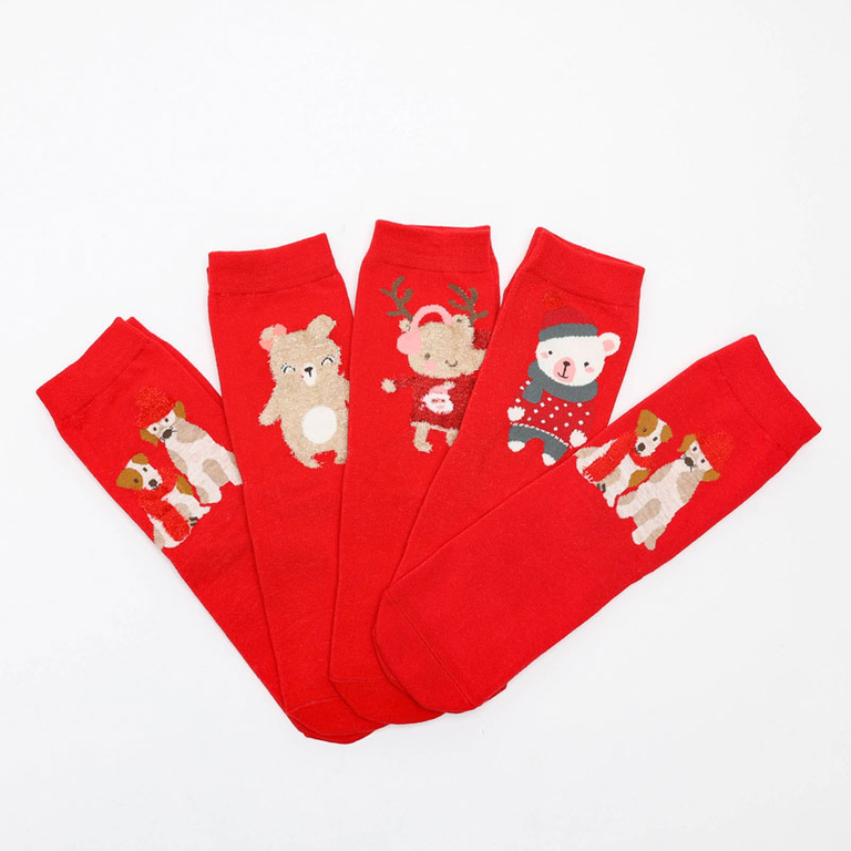 Ziemassvētku sieviešu puszeķes 5 / iepakojumā - Apakšveļa