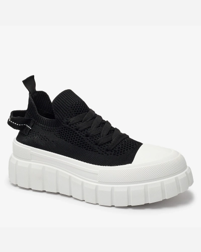Women's sneakers in black color Juneasi - Footwear