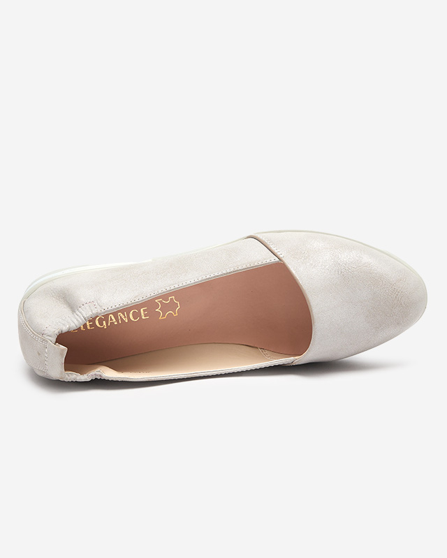Silver Asya ballerinas - Shoes