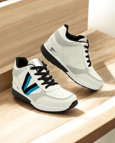 Calista Ecosystem Women's White Wedges