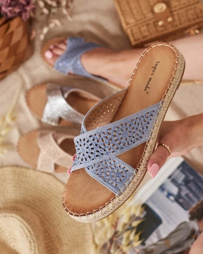 Royalfashion Женские шлепанцы на плоской подошве Tivona