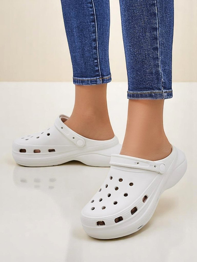 Royalfashion Women's rubber sandals with cutouts Dellosa