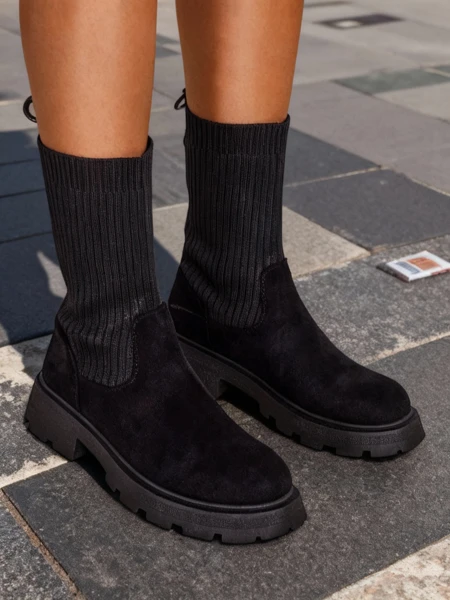 Royalfashion Women's Slip-On Boots Derette