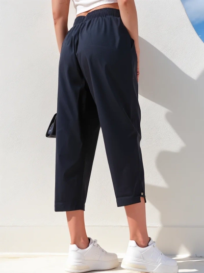 Royalfashion Sieviešu taisnas auduma bikses 7/8