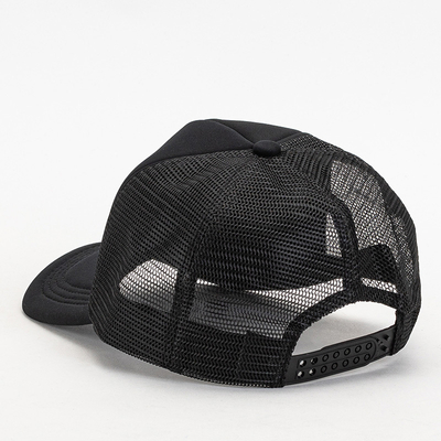 Black unisex baseball cap - Accessories