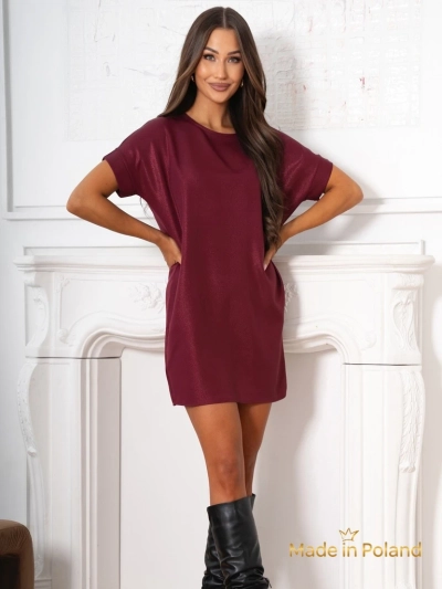 Simple women's short dress Lady Time