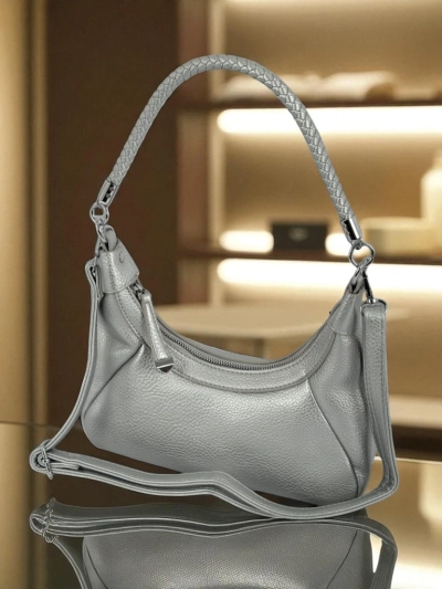 Royalfashion Small Women's Eco-Leather Handbag with Decorative Strap Lacquea