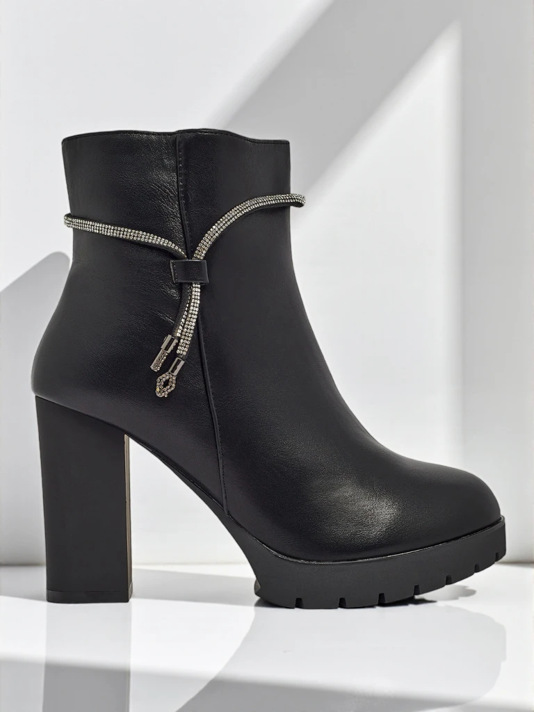 Женские ботильоны Marellin из экокожи на каблуке