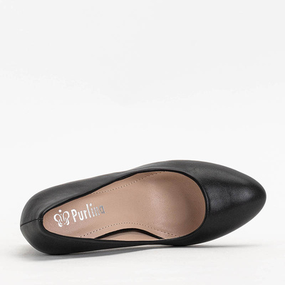 Black pumps for women Gylos- Shoes