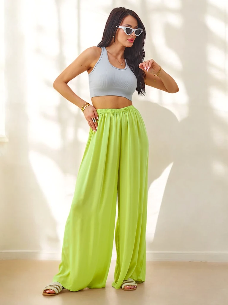 Royalfashion Viskozes taisnas sieviešu auduma bikses