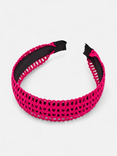 Royalfashion Banda lavanda ażurowa împletită pentru femei