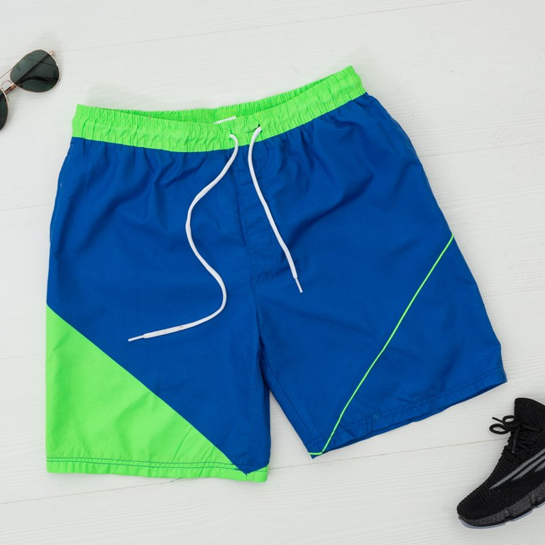 Cobalt green men's sports shorts shorts - Clothing