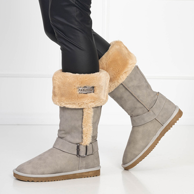 Light gray women's snow boots Giuseppina - Footwear
