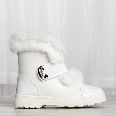 Harriett fur-lined white snow boots - Footwear