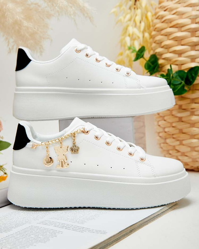Royalfashion Women's sporty sneakers with Gonemi embellishment
