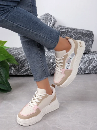 Royalfashion Women's sneakers with glitter Samoles