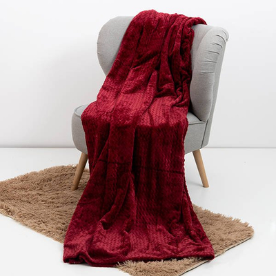 Burgundy cape blanket 200x220 - Blankets