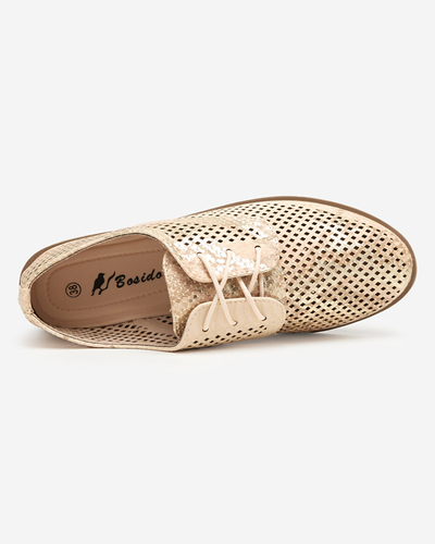 Pink women's openwork shoes Kotniso - Footwear