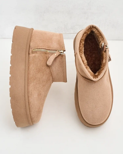 Royalfashion Women's platform snow boots a'la Delgadi