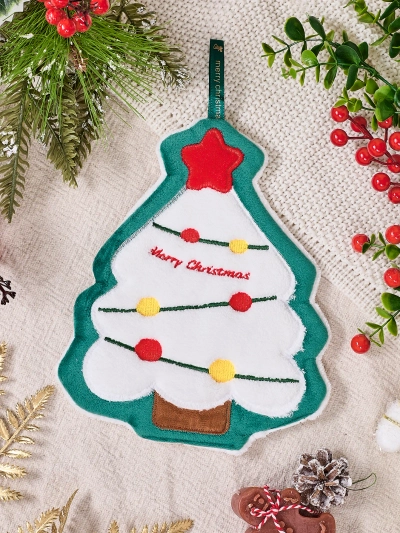 Royalfashion Christmas tiny hand towel