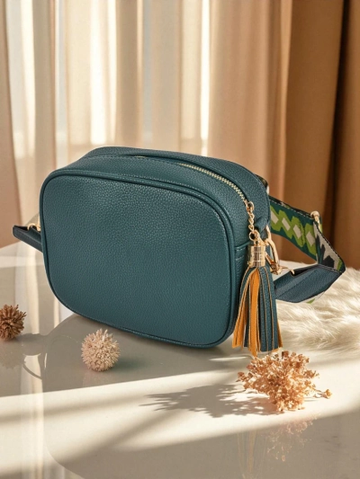 Royalfashion Small Women's Eco-Leather Handbag with Colorful Strap Kovi Lace