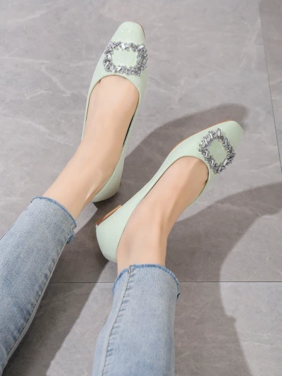 Royalfashion Sieviešu baleta kurpes ar mirdzumu Ofenale