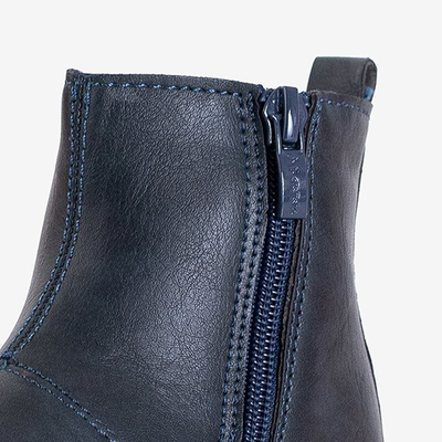 Laszi navy blue children's boots - Shoes