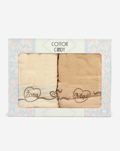 Royalfashion Set of 2 cotton towels