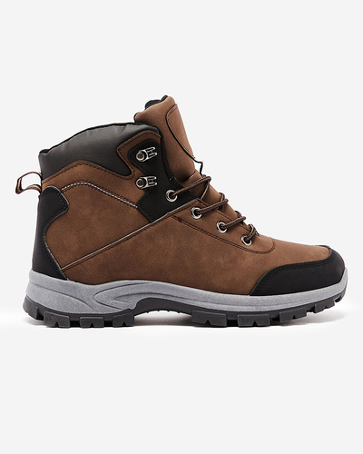 Royalfashion Dark brown men's trappers Nokuki