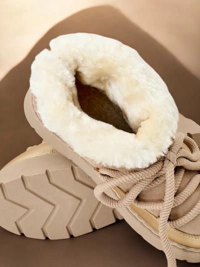 Royalfashion Sieviešu aukstuma zābaki ar šnirpiem, modelis Iniuc