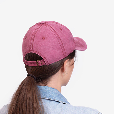 Ladies 'maroon denim cap - Accessories