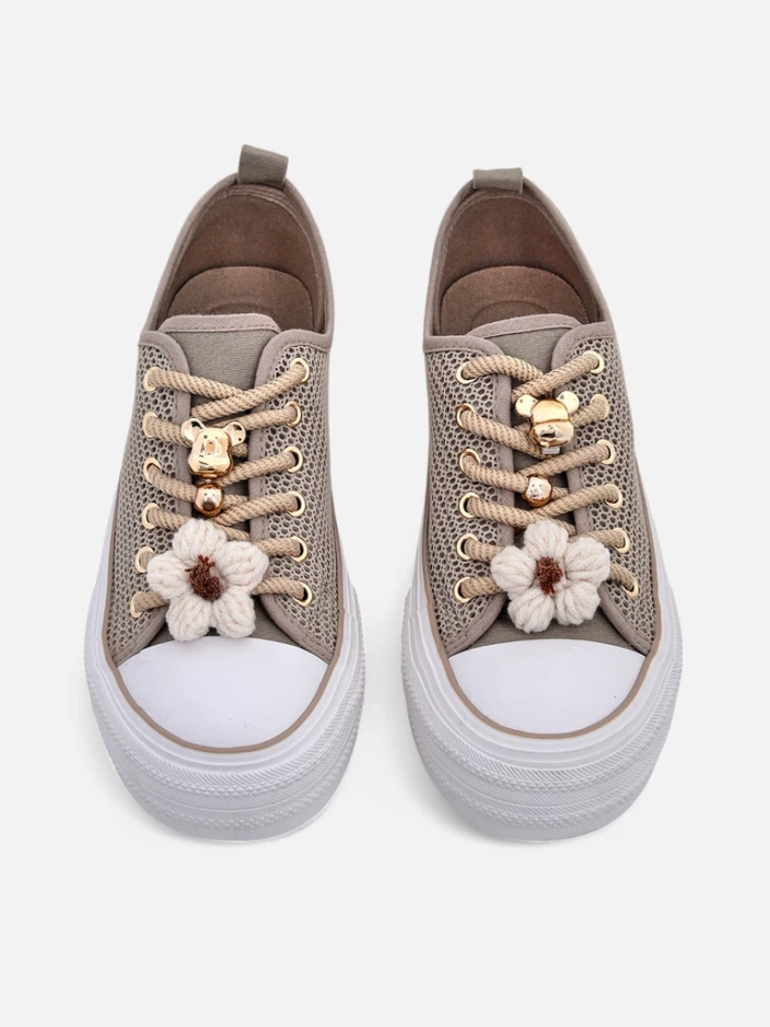 Женские кеды Royalfashion с украшениями Osdo