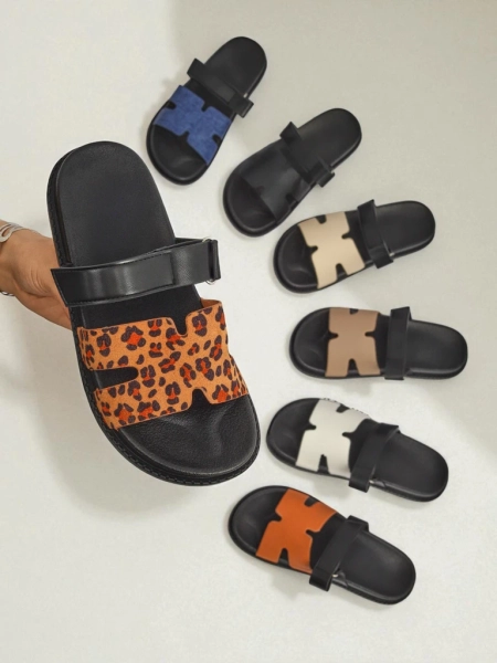 Royalfashion Sieviešu eko ādas čības FlexiComfi