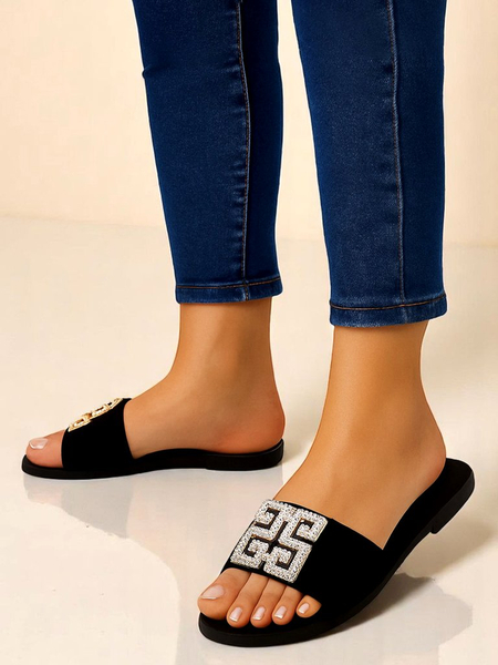 Royalfashion sieviešu čības ar plakanām zolēm Zamila