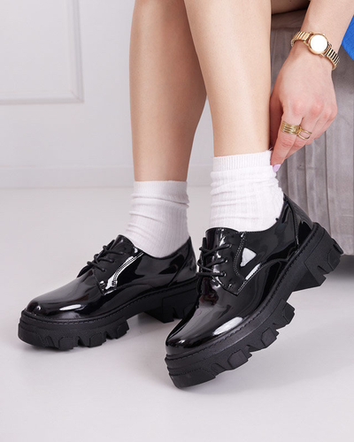 Ladies' black lacquered shoes Binotsi - Footwear