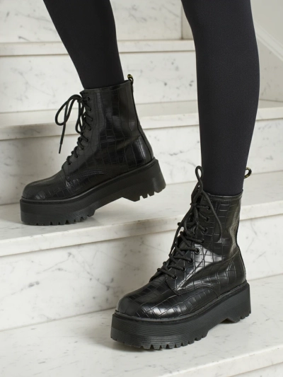 Женские ботинки-рабочие с тиснением Arvessa