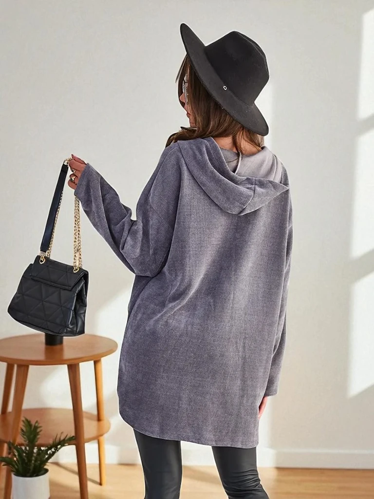 Royalfashion sieviešu kardigans ar zelta pogām LIELĀ IZMĒRA