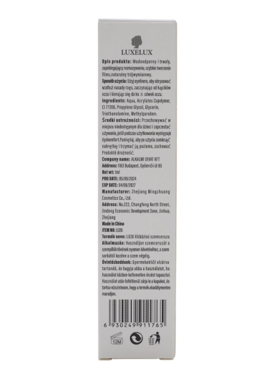 Luxelux ūdensizturīgs acu zīmulis 1ml