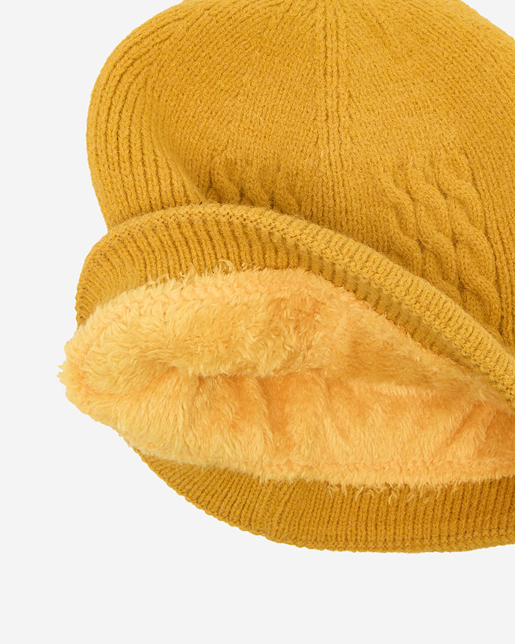 Royalfashion Mustard insulated women's cap