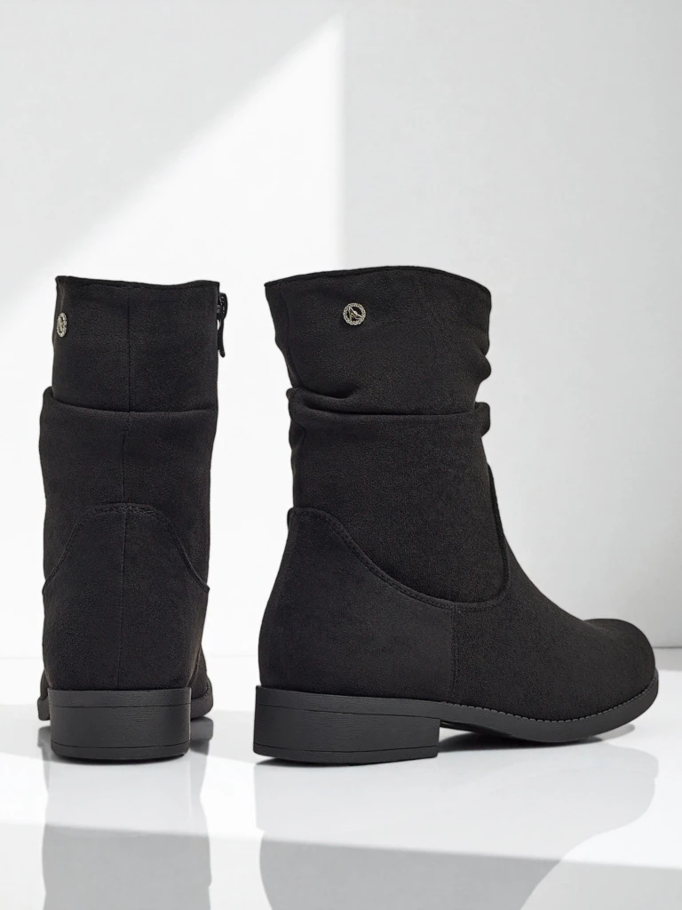 Norvia Women's High Eco Suede Ankle Boots