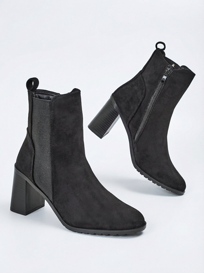 Royalfashion Women's ankle boots on the heel Enotto