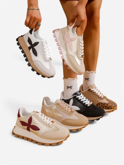 Спортивные кроссовки Royalfashion для женщин на толстой подошве Aloqa