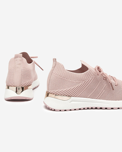 OUTLET Pink women's sports shoes Ferroni - Footwear